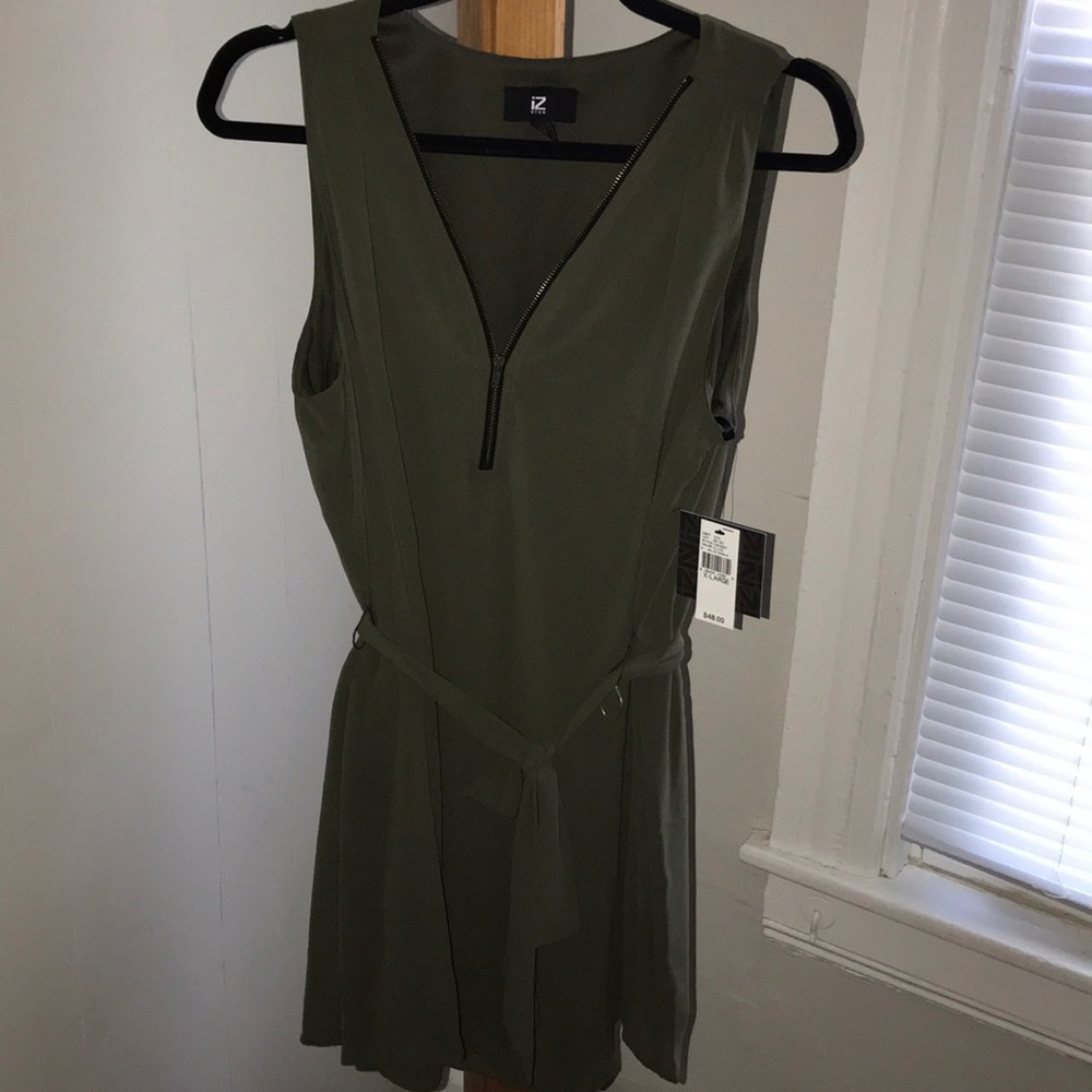Olive green juniors dress